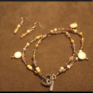 Homemade earrings & Bracelet